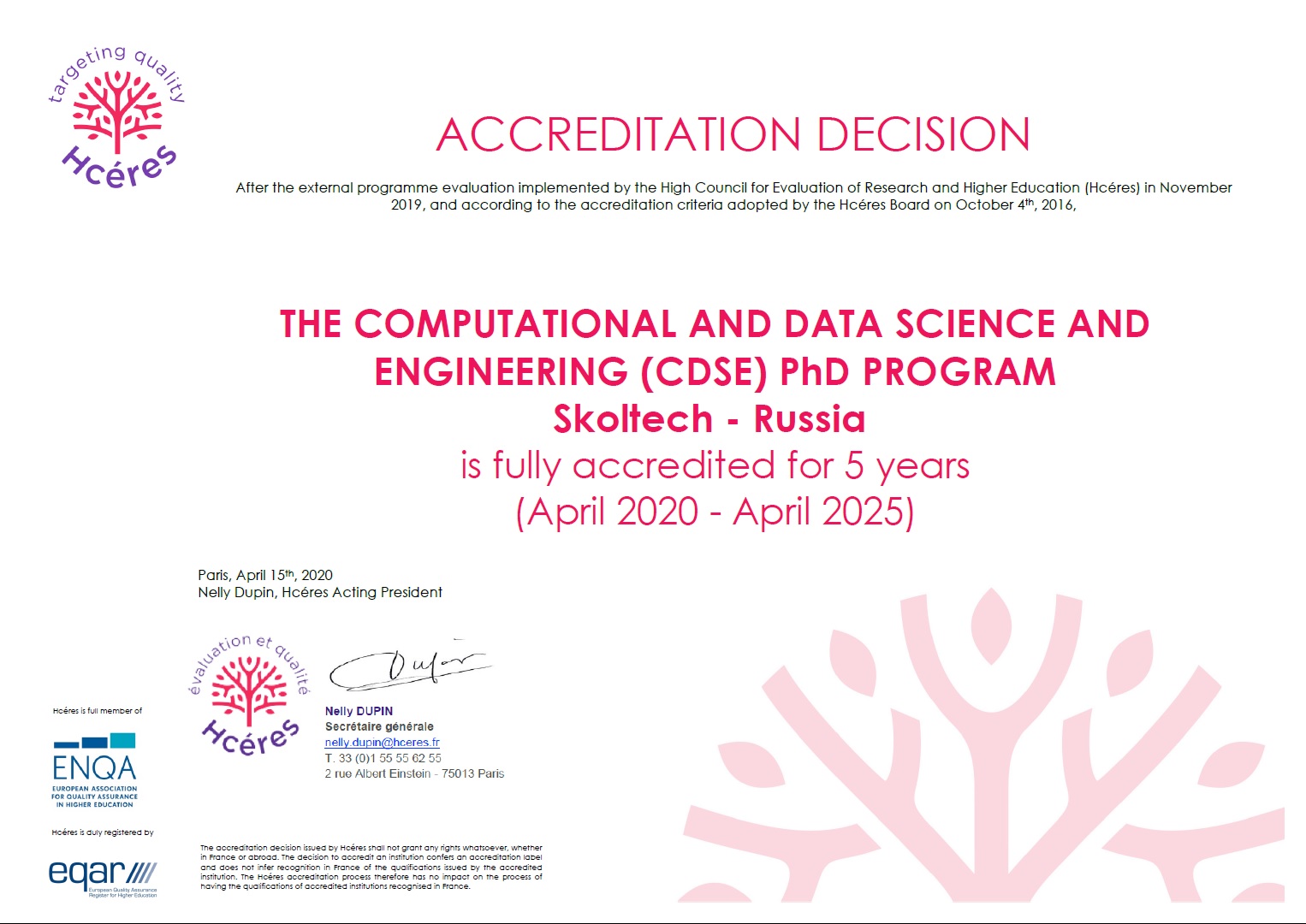 cdse-phd-accredited-2020-2025